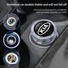 For KIA Car Accessories Aluminum Cigarette Lighter Dust Cover Sportage Rio Ceed Niro Soul Stonic Picanto Proceed