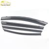 19 GM6 Rain Deflectors with Bright Strip Trim - Decorative Car Accessories