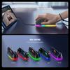 Portable Game Mice with RGB Lights Gaming Mouse Grips Controller Mouse Hand Grips for Joy-Con 2