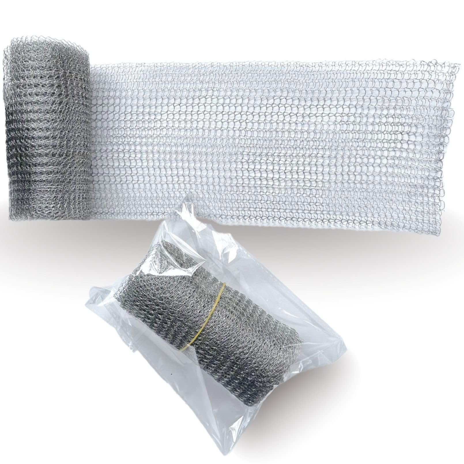 

SATOMO Soft Stainless Steel Wire Mesh Pest Control Net for and 6m Roll, Mice, Snakes, Slugs, (Silver, 30cm)