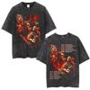 Sommer-Heißverkauf Gewaschen Vintage Korn Tour 2026 Merch T-Shirt Unisex Gothic Rock Popmusik T-Shirt Y2k Baumwolle Übergroße T-Shirts