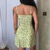 European & American Women's Digital Print Sling Vest Slimming Knitted Dress - Sexy & Stylish