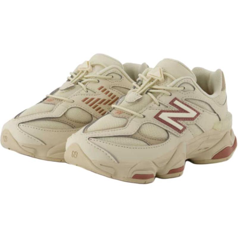 New Balance NB 9060 Shock Absorbers Low Top Kids' Running Shoes Beige Children Aged 3 7 Years Old Sneakers PV9060GC
