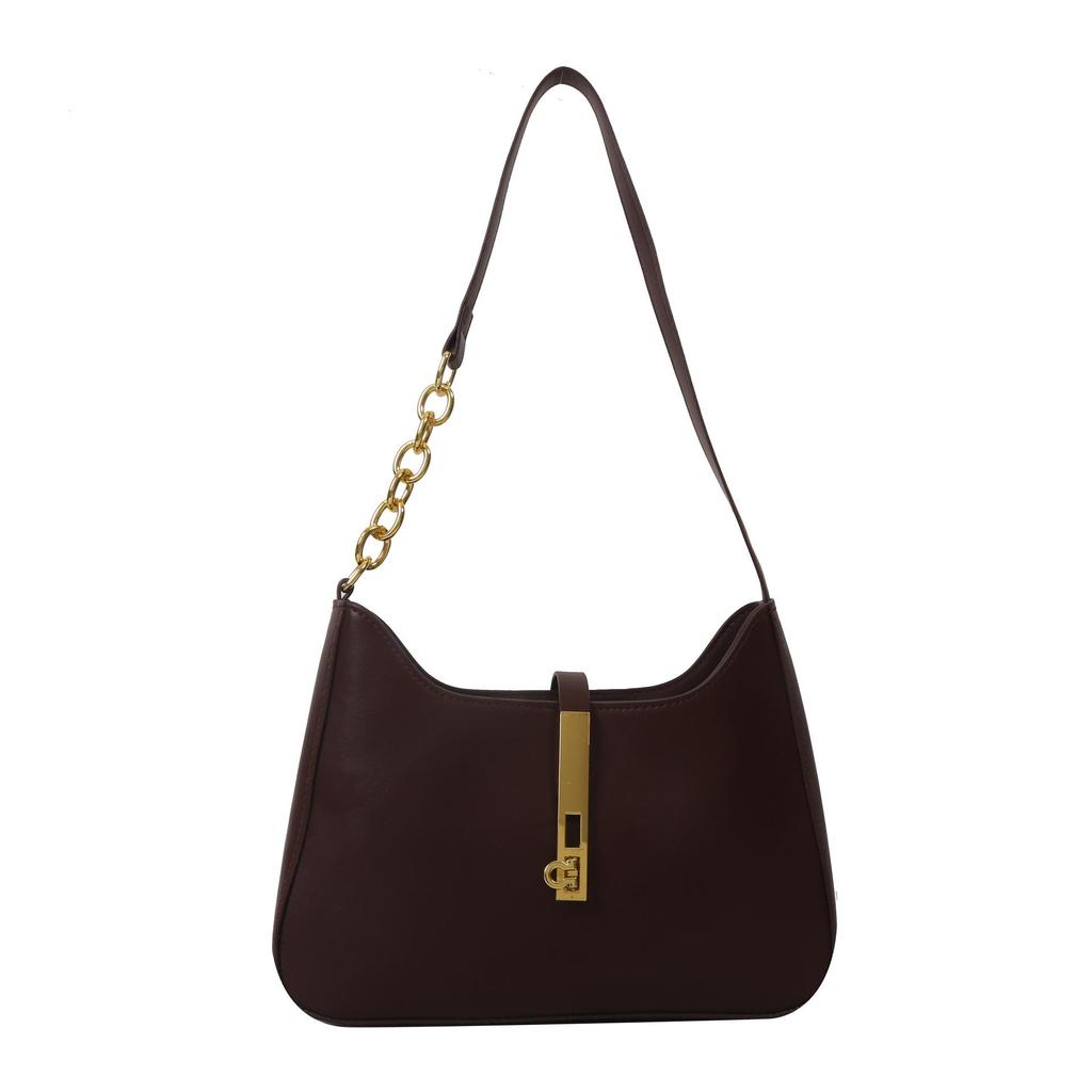 High-End Textured Solid Color Women's Crossbody Bag - Versatile Large Capacity Fashion Shoulder Bag