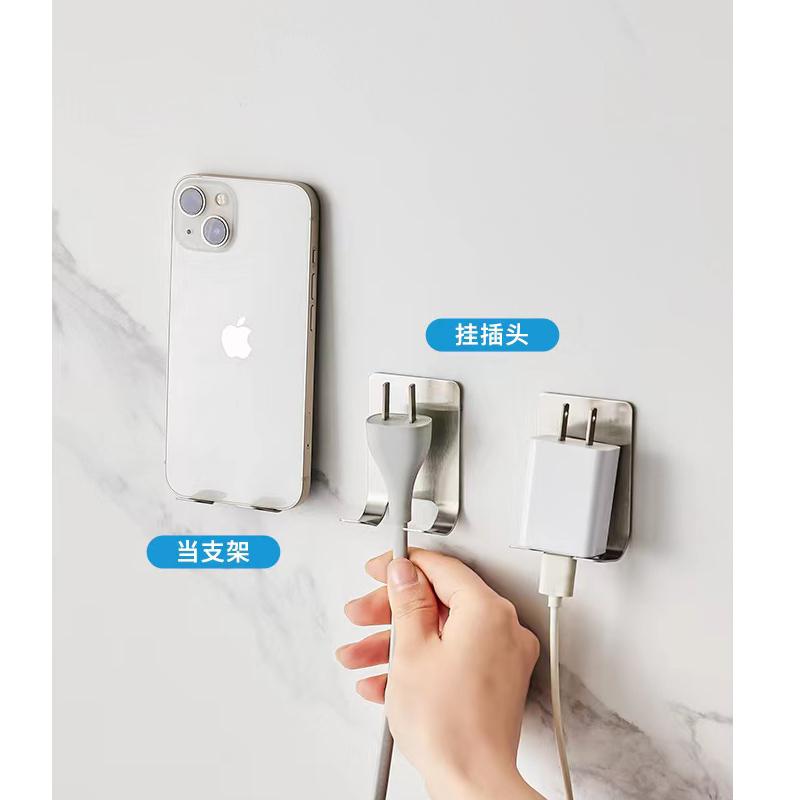 Bathroom Stainless Steel Razor Holder Storage Hook Wall Men Shaving Shaver Shelf Punch Free Razor RackBathroom Accessories