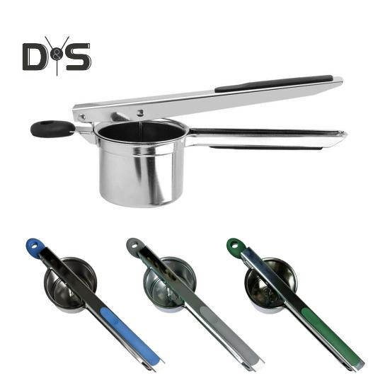 Ricer for Mashed Potatoes Stainless Steel Potato Press Manual Juicer Potato Masher Professional Kitchen Tool