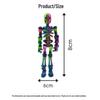 3D Articulated Skeleton Man: Poseable Stress Relief Toy & Decorative Craft Gift