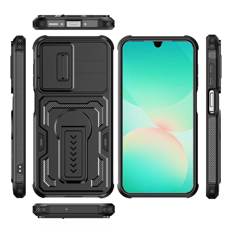 Samsung S26 Ultra Bracket Anti-drop Phone Case Galaxy A26 Push Window Case A36 Shield Protective Case