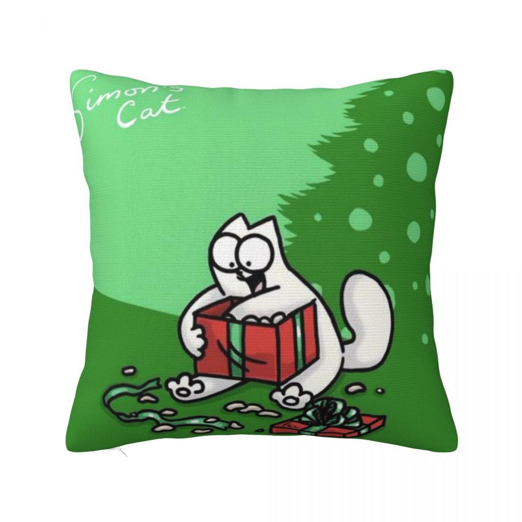Home Decoration Simons Cartoon Cat Cats Pillowcases Stuff Pillow Covers Zippered Multi-Size