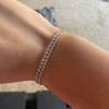 Light Luxury Simulated Zircon Crystal Bracelet Fashion Adjustable Women Jewelry