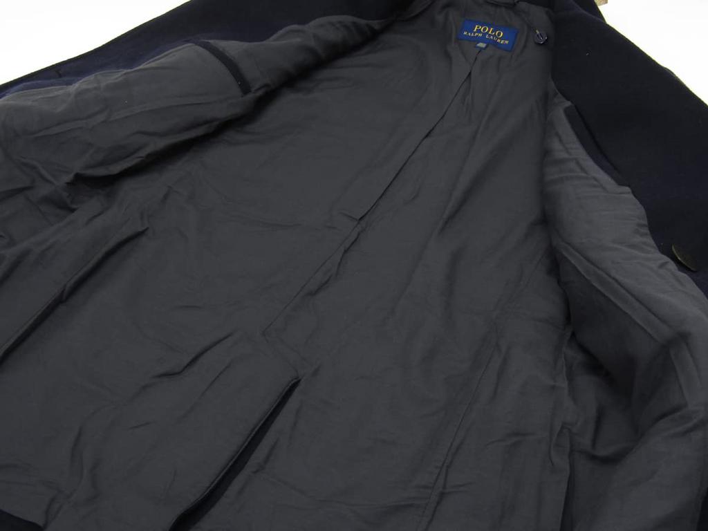 POLO RALPH LAUREN Wool Size 0101859 Men's Peacoat, M, Navy,