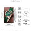 Digital Disc Love Women's Watch Niche Light Luxury Belt Quartz Watch High-end Watch Set Does Not Fade