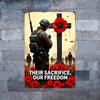 Vintage Metal Wall Art Sign 20x30cm Home Decor Retro Plaque
