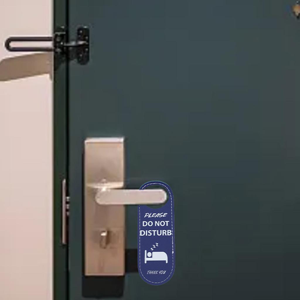 Bitte nicht stören Hotel Hinweisschild Doppelseitig PU-Leder Türschild Hotel Für Heimdeko Zubehör Auf Lager Großhandel