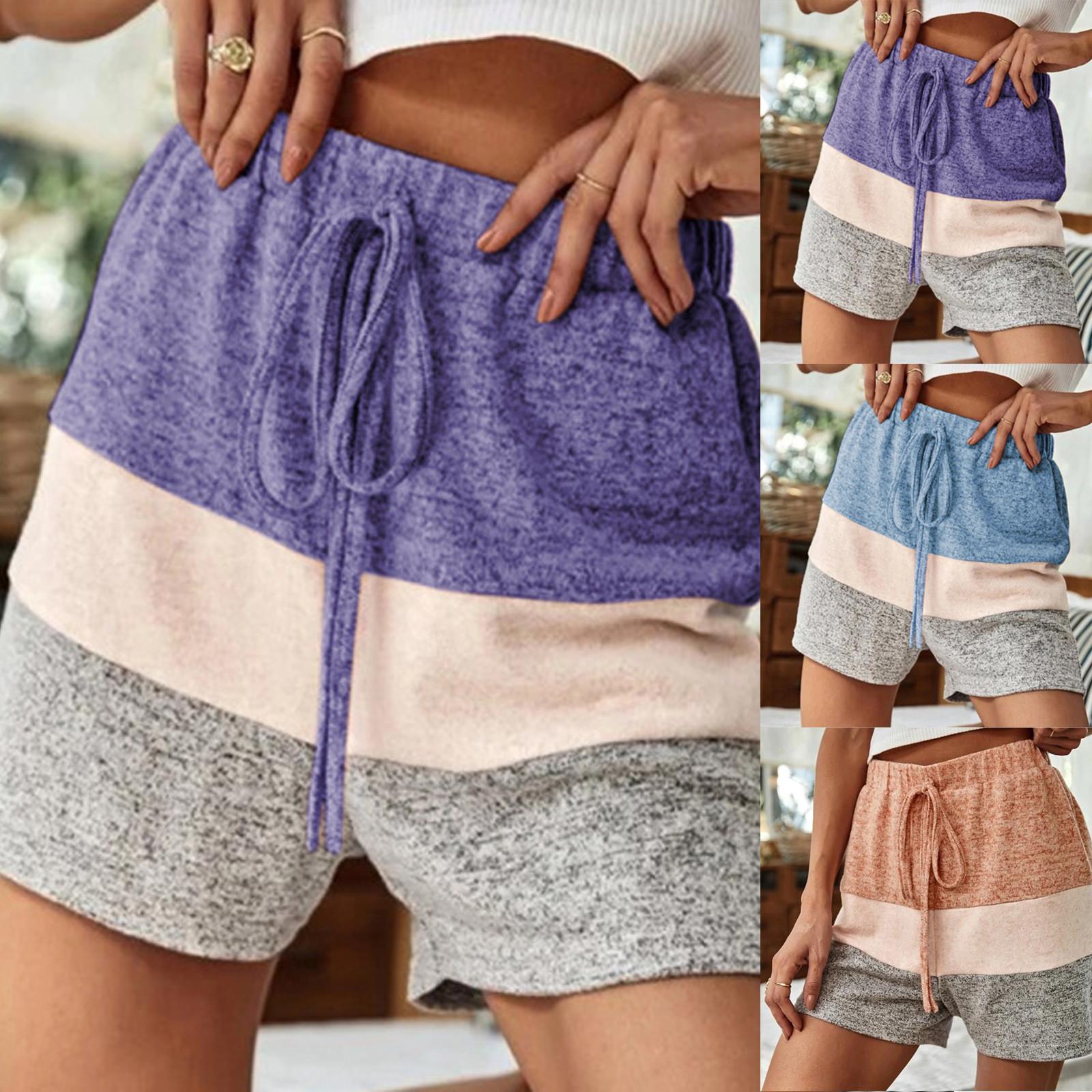 

Модные женские повседневные широкие брюки с резинкой, свободные укороченные брюки XL оранжевый