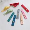 Candy Color Hand Band Silicone Grip Stand Finger Ring Push Pull Phone Holder