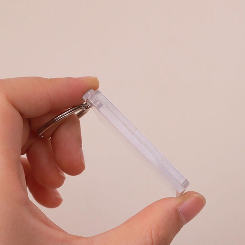 Gift certificate frame keychain idol ID photo frame key ring