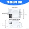 360 Degree Microwave Motion Sensors Switches Pack 5.8GHz Detection Adjustable Delay for Indoor Light Fixtures Use