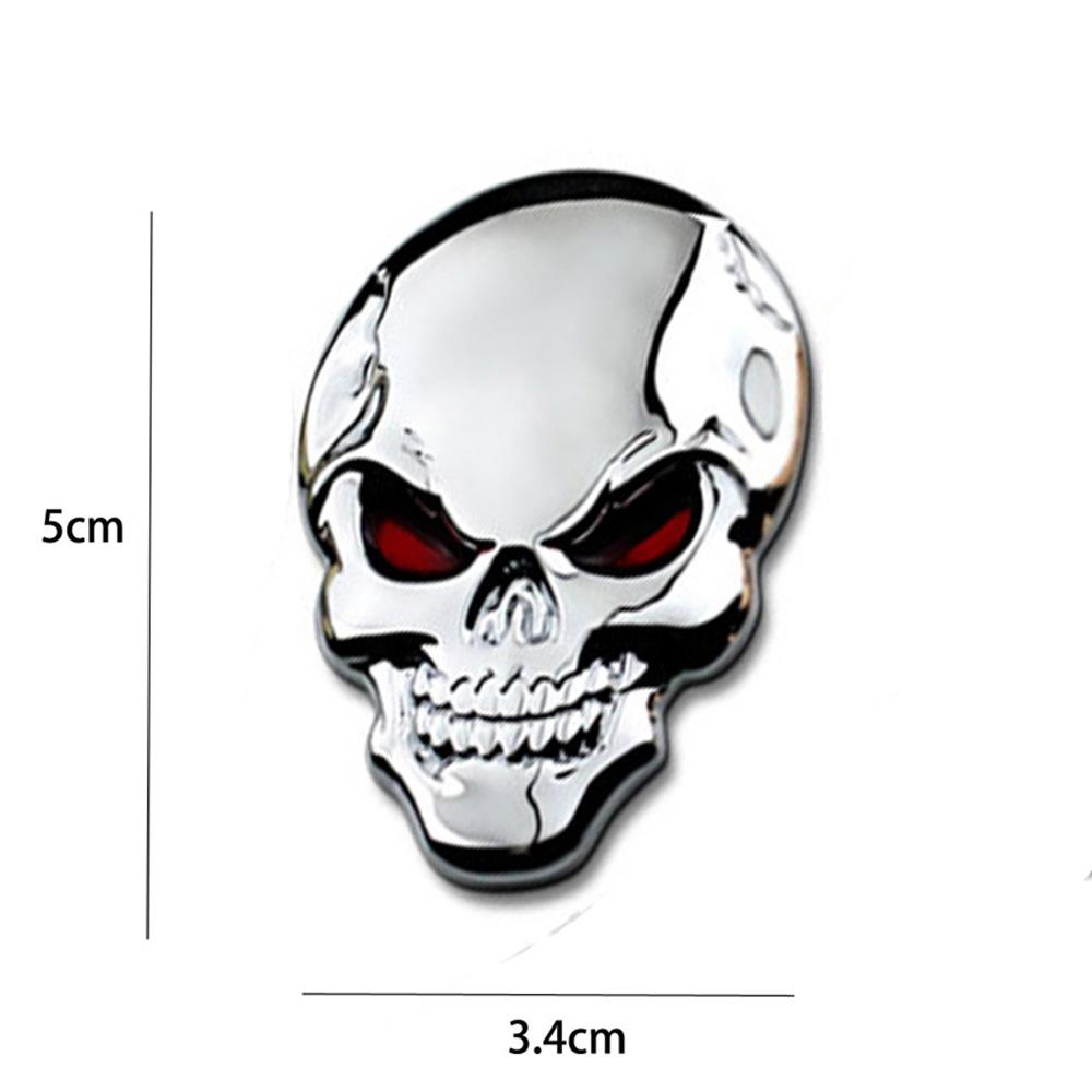 3D Autoaufkleber Premium Krieger Metall Auto Seitenkotflügel Heckklappe Totenkopf Emblem Abzeichen Aufkleber für jedes Fahrzeug LKW Auto Motorrad Wohnmobil