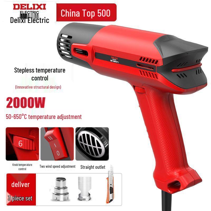 High-Power Industrial Hot Air Soldering Gun for Film Application & Sealing