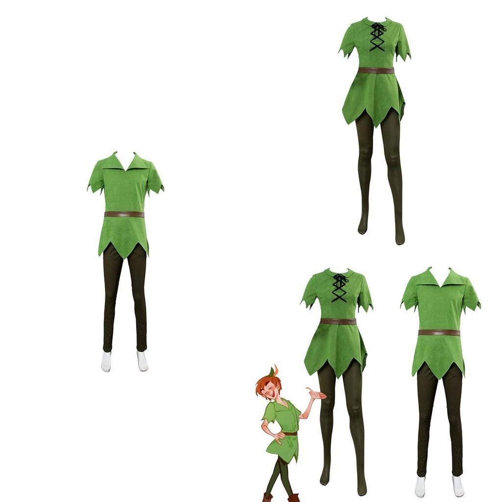 Peter Pan Cosplay Kostým Pro Dospělé A Děti Halloweenský Párty Oblek