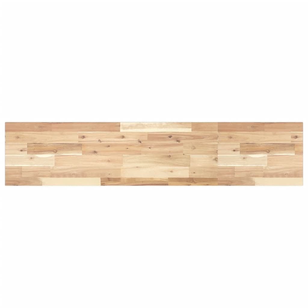 Floating Shelf 120x30x2 cm Solid Acacia Wood Untreated