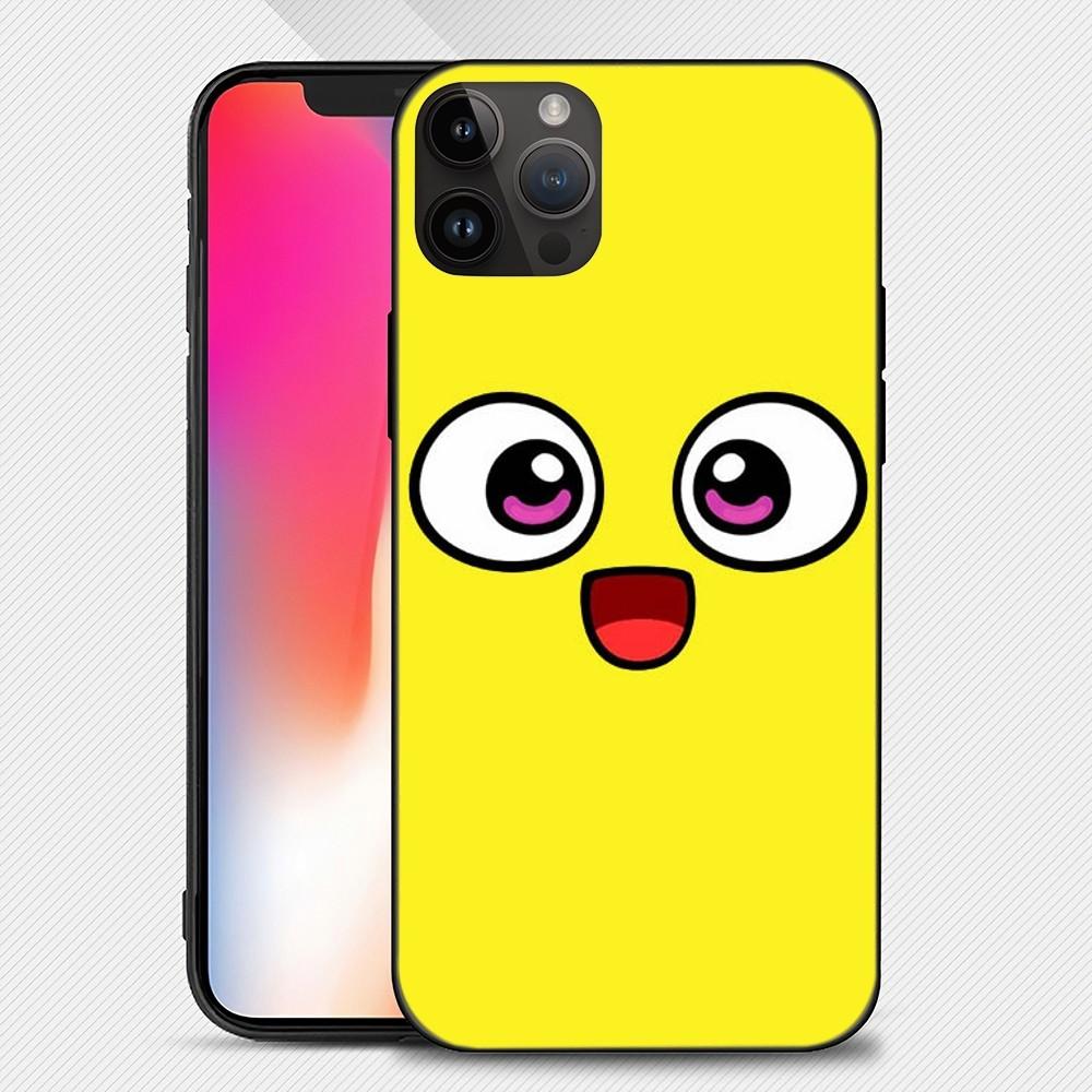 Funny Cute Cartoon Face Phone Case Iphone15 14 13 12 11 Pro Max Mini X 7 8 Soft Case