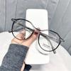 New Unisex Round Frame Glasses For Men Women  Anti-Blue Light Luxury Brand Green Leopard Optical Computer Reading Glasses