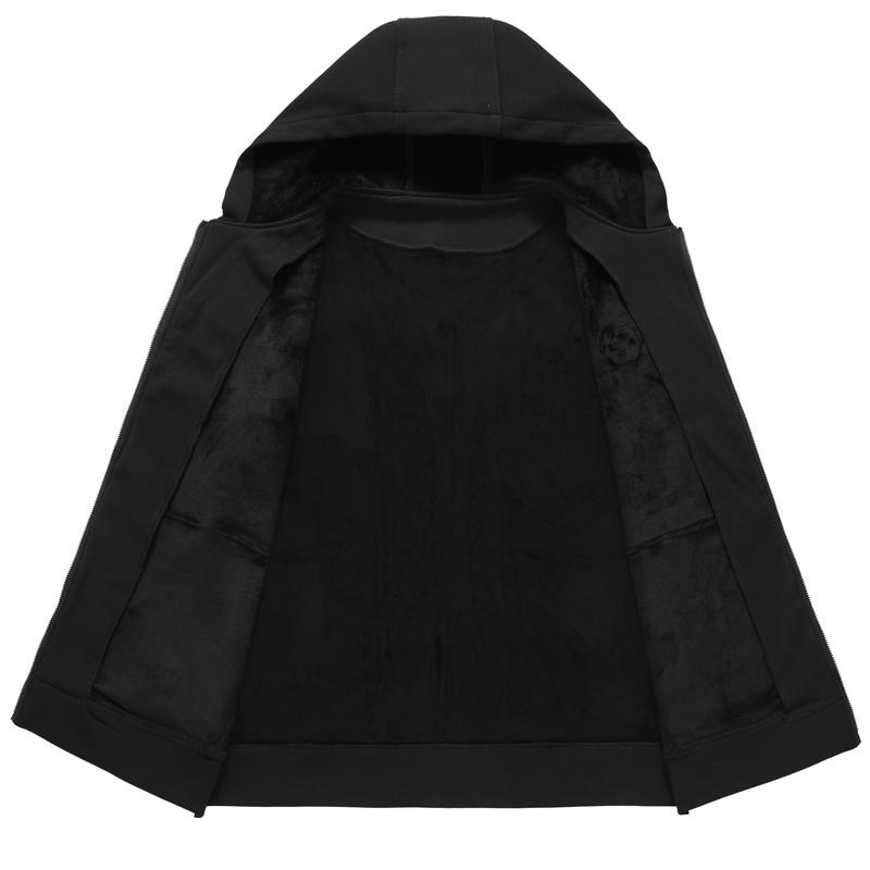 Übergröße 5XL-11XL Mode Herbst Winter Oversize Warme Ärmellose Weste Herren Oberbekleidung Dickes Faux-Fleece-gefütterte Herrenjacke mit Kapuze