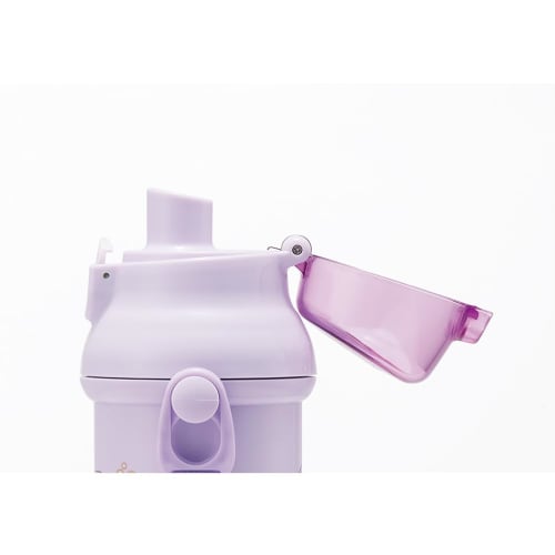 Skater Children's Plastic Water Bottle 480ml One Push Open/Close Antibacterial Child Friendly Lightweight Antibacterial Treatment Made In Japan Pokemo