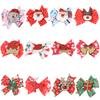 Adorable Hair Christmas Clips For Girls Featuring Sparkling Reindeer Antlers And Cheerful Designs