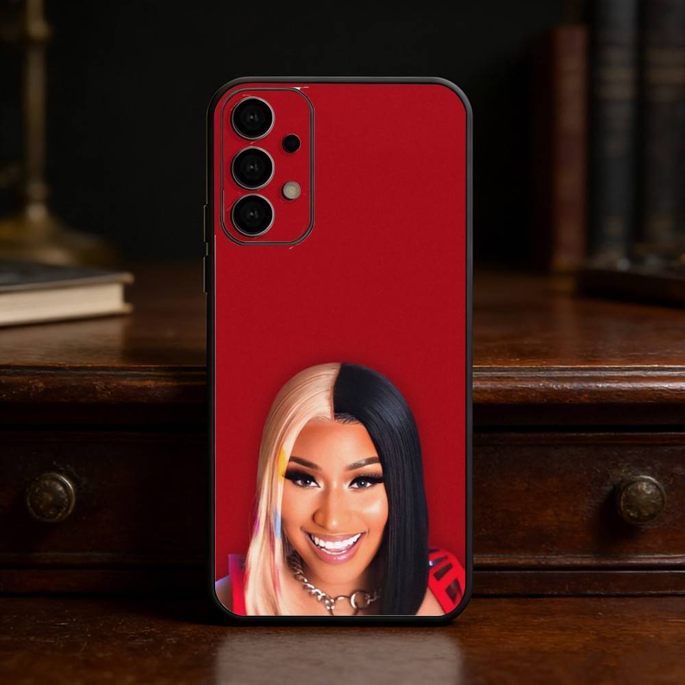 

Rapper SINGER N-Nicki Minaj phone Case For Samsung S25,24,21,22,23,30,Ultra,20,Plus,Fe,Lite,Note Soft Black Cover Samsung S24fe