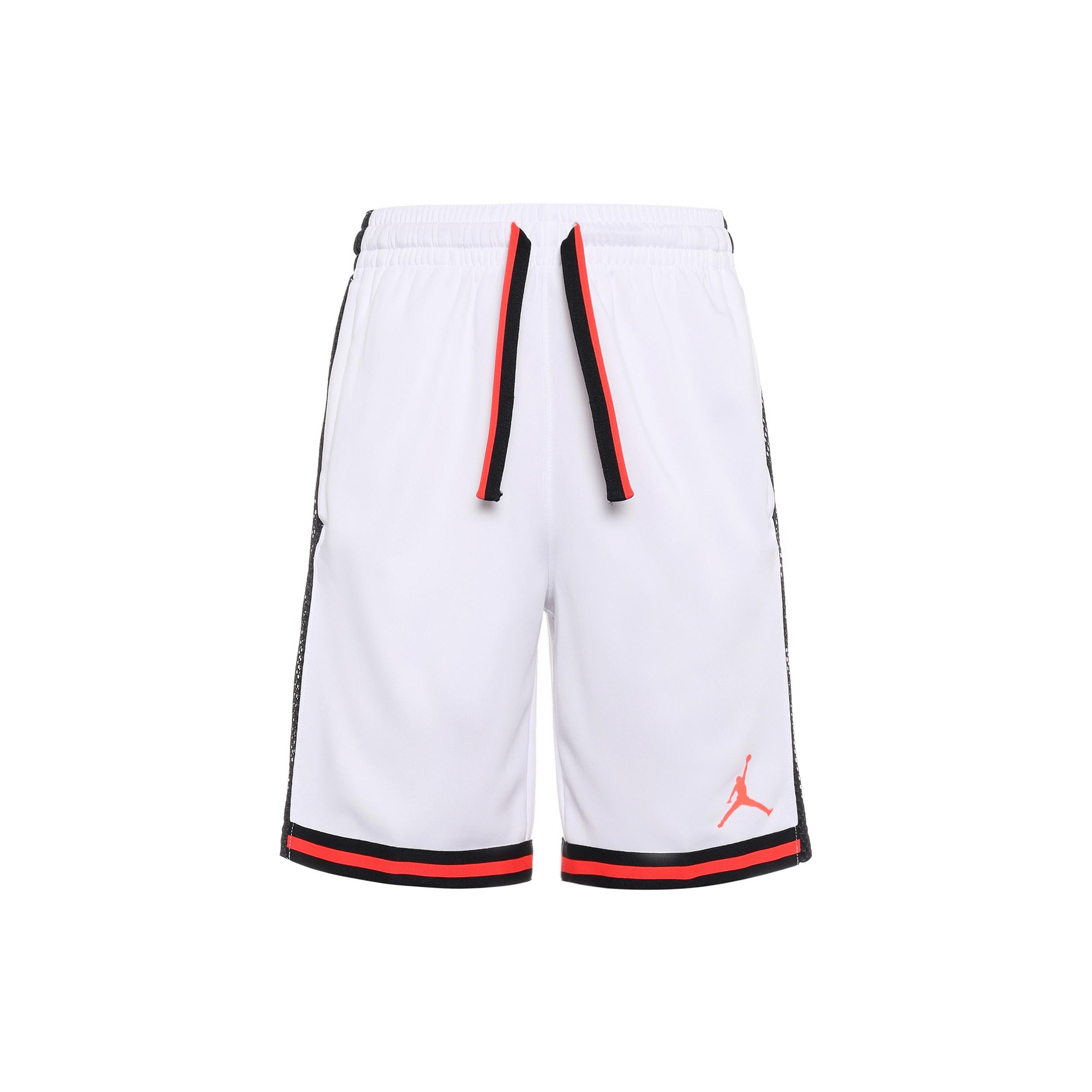 Air Jordan Jumpman Basketball shorts  White Red side logo  Men s CD4907-100 XL