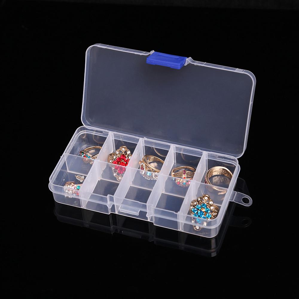 Transparente Aufbewahrungsteile Werkzeugkasten Praktisch Verstellbare Fächer Displaybox Elektronische Bauteile Schmuck Feste Boxen