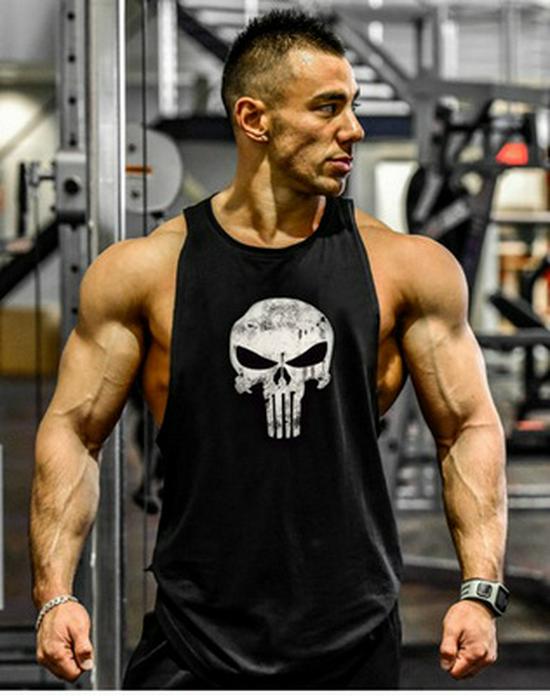 Men's Cotton Sleeveless Gym Training Vest