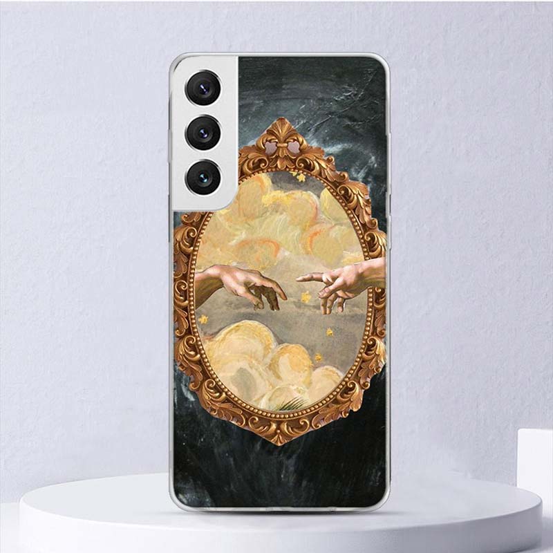Rene Magritte Art Soft Case For Samsung Galaxy S25 S24 S23 S22 Ultra Phone Cover S20 FE S21 Plus S25 Edge + Funda Coque Galaxy S