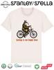 Mens Cycling Is My Happy Hour T-Shirt - Funny Fox Cyclist Bike Bicycle Clothing