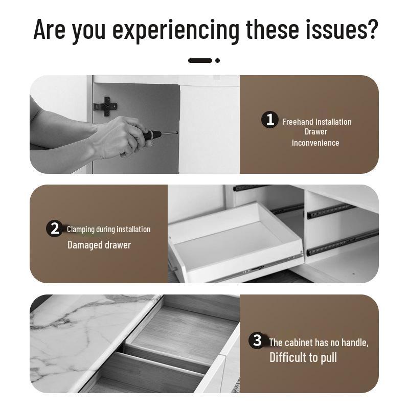 Stainless Steel Woodworking Clamp Tool – Drawer Installation & Panel Fixing Clip