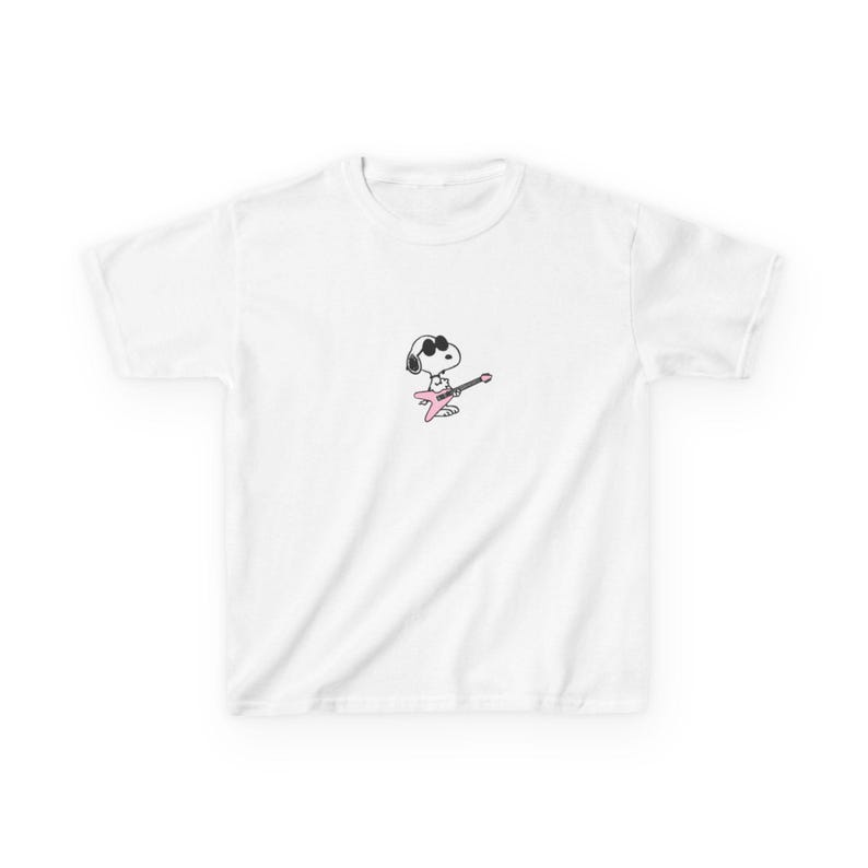 Rockstar  Snoopy Baby Tee | Y2K Baby Tee, 90s  Baby Tee, Graphic Shirt Crop, Coquette, Vintage Design, Peanuts Shirt 100