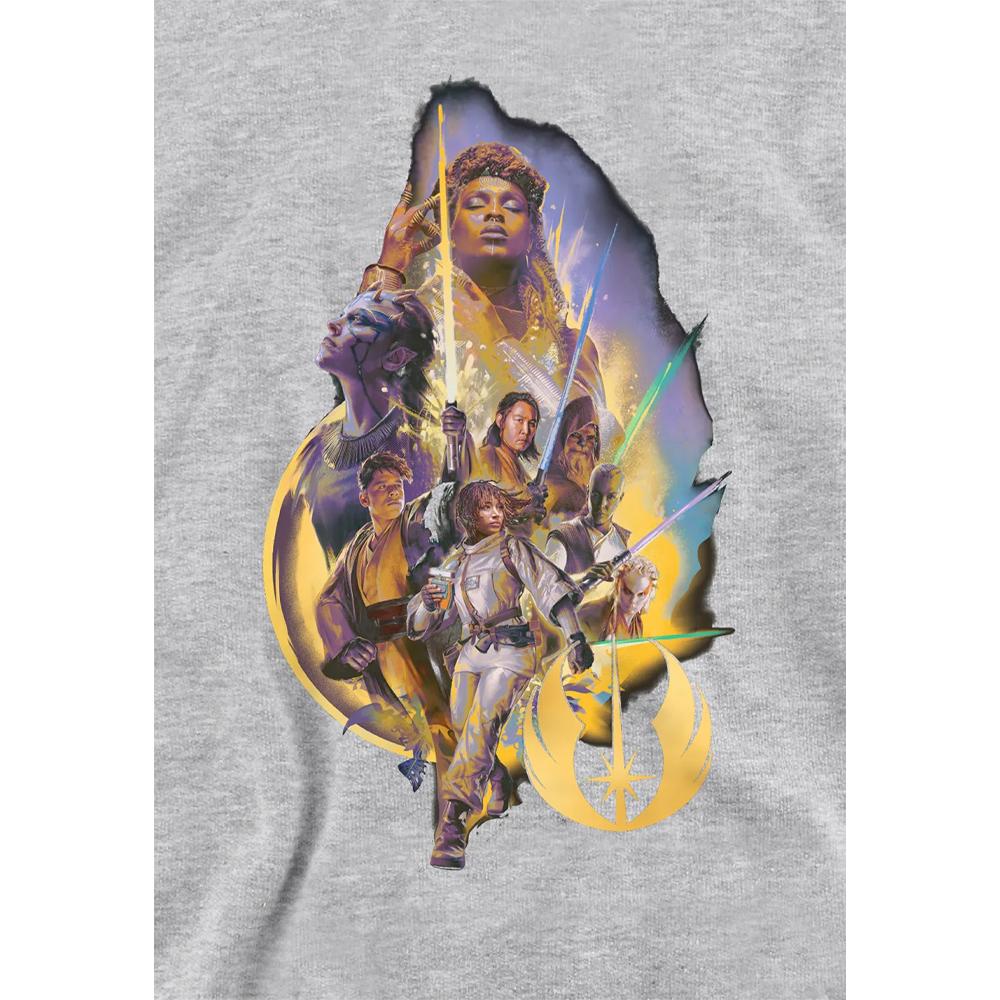 Disney Star Wars Childrens/Kids The Acolyte High Republic Group Poster Hoodie