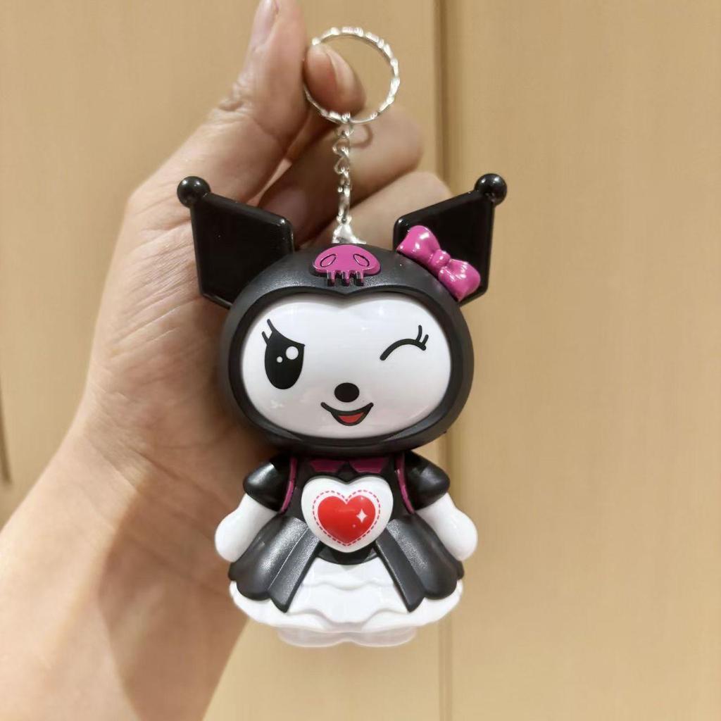 Crayon Shin-chan Pikachu Face-Changing Keychain Toy Ornament