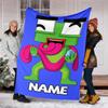 Personalized Custom Name Blanket - Gaming Unspeakable Print Design,Blanket for Sofa,Bed,Travel,Camping - Soft and Warm, Great Gift