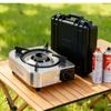 Frosted Card Stove Storage Box: Portable Outdoor Camping Picnic Tool