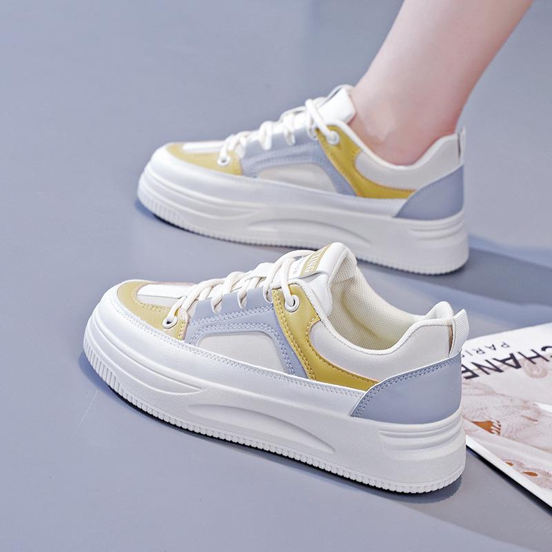 

Корейская версия маленьких белых туфель, женские осенние новые студенческие универсальные кроссовки одного цвета, повседневная женская обувь на плоской подошве 40