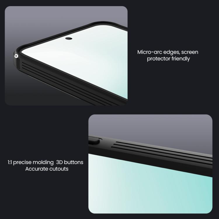 Black Mirror Pro Series Camshield Sliding Lens Cover Full‑Wrap PC Phone Case For Samsung Galaxy A37 5G