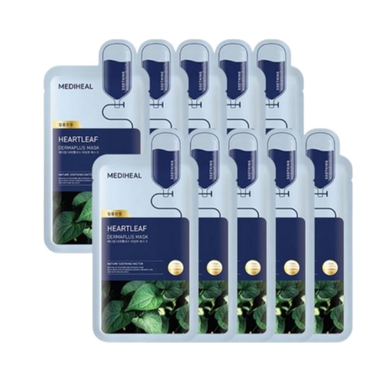 

Mediheal Derma Plus Маска для лица с экстрактом хауттюйнии сердцелистной 10 шт.