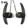 MC Glossy Carbon Fiber Magnetic Steering Wheel Paddle Shifters For Mercedes Benz C Class (W204)2011-2013 W176 W246 W212 W166