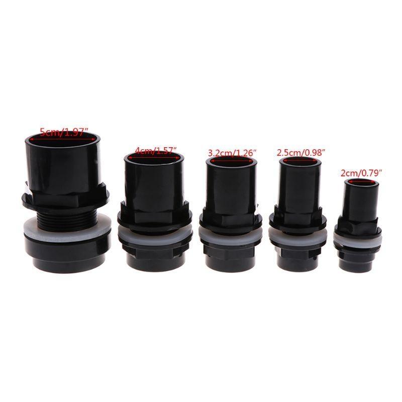 Aquarium Pipe Connector Inlet Outlet PVC Fitting Fish for Tank Filter Accessorie