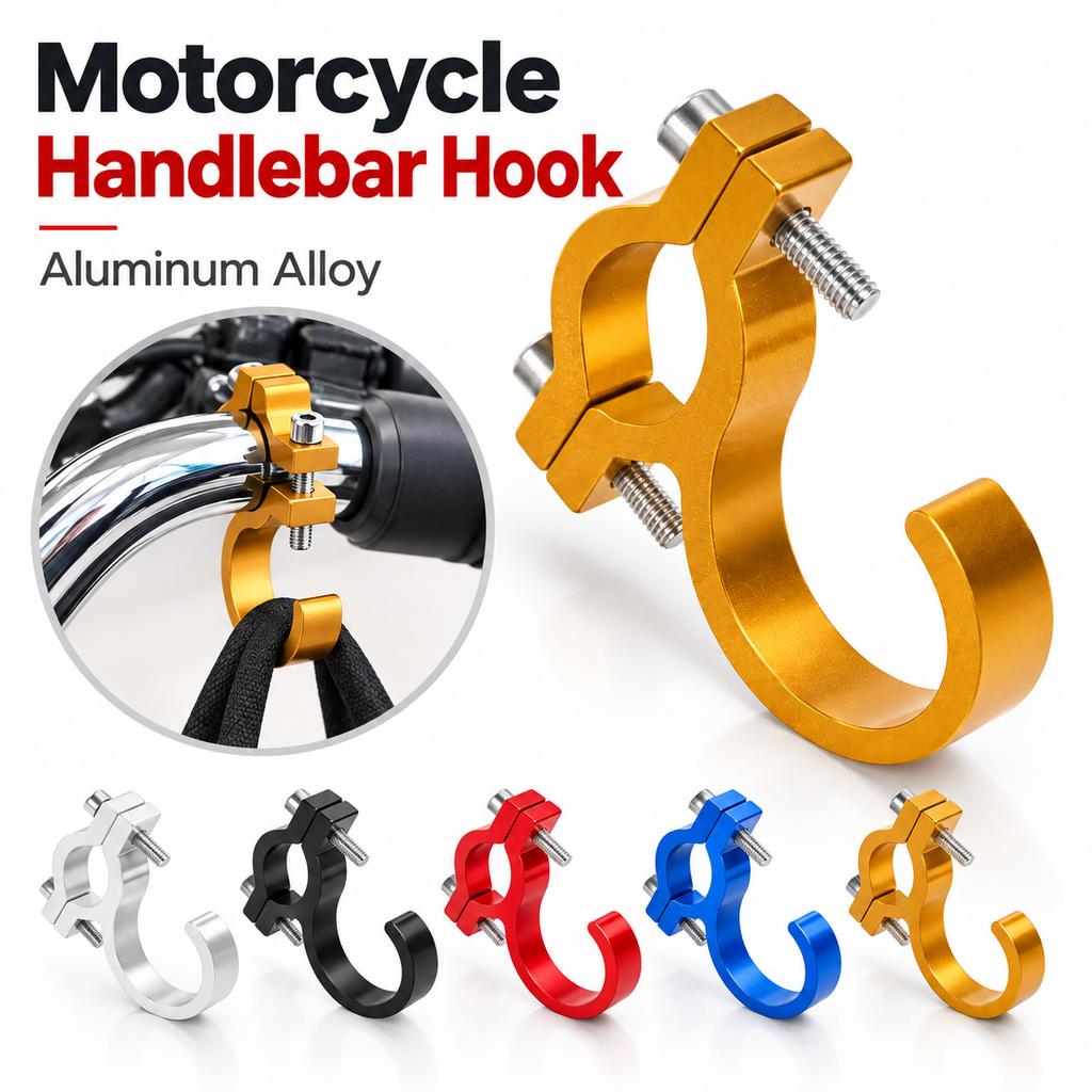 1Pcs Aluminum Alloy Bicycle Handlebar Hook Handlebar Storage Hook  for Motorcycle Bicycle Handlebar