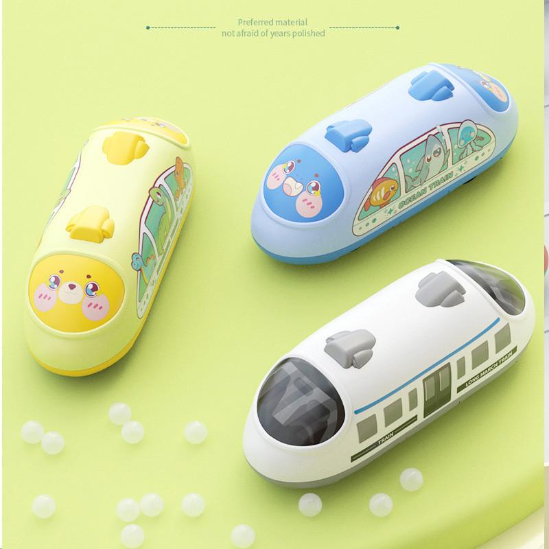 Children's High-speed Train Toy Car Inertial Train Harmony Express Train Model Boy Gift Wholesale Plastic/plasticine Material